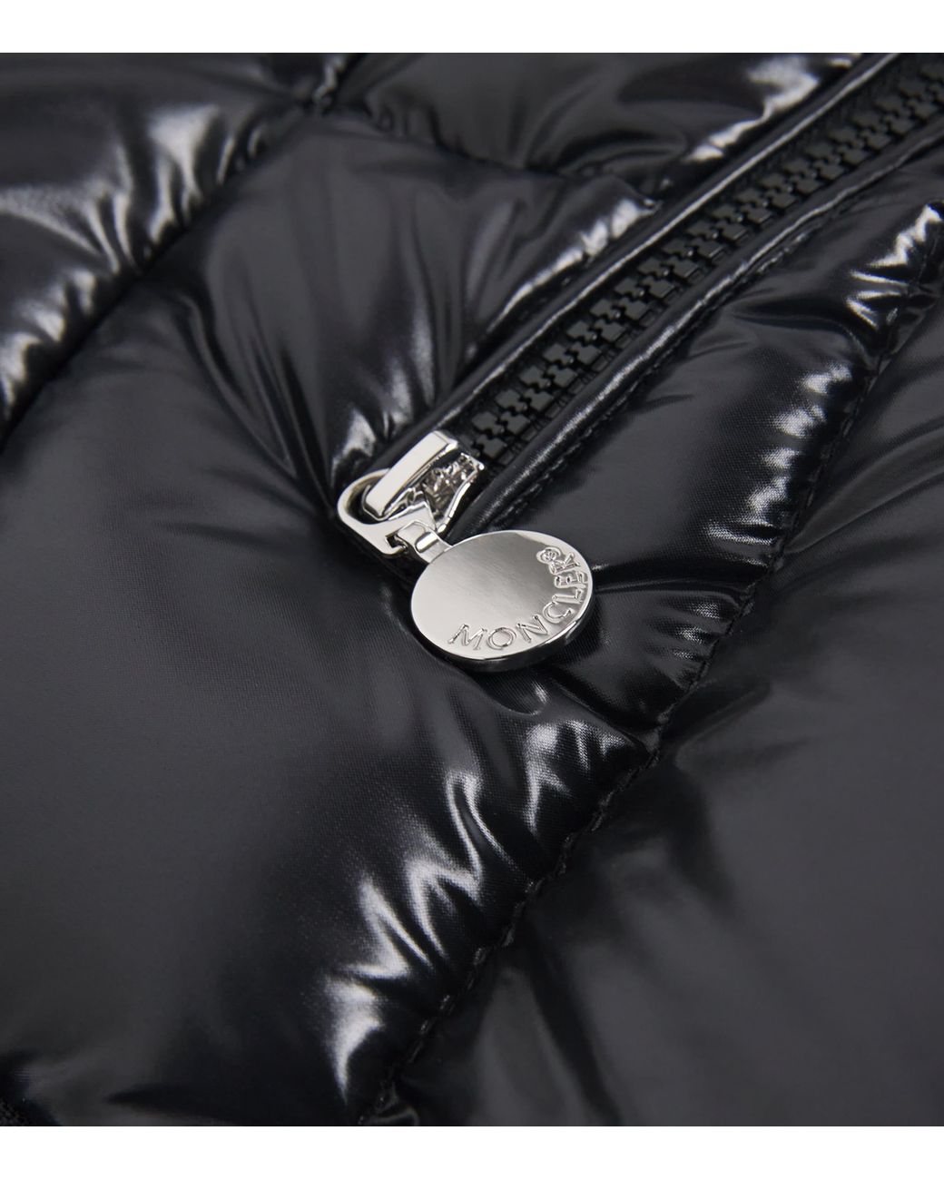 Moncler Black Down Hooded Barante Jacket