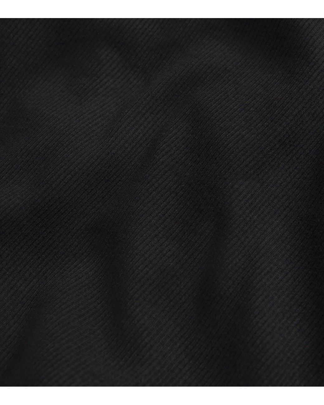 ME+EM Black Stretch-Cotton Ribbed Ultimate T-Shirt