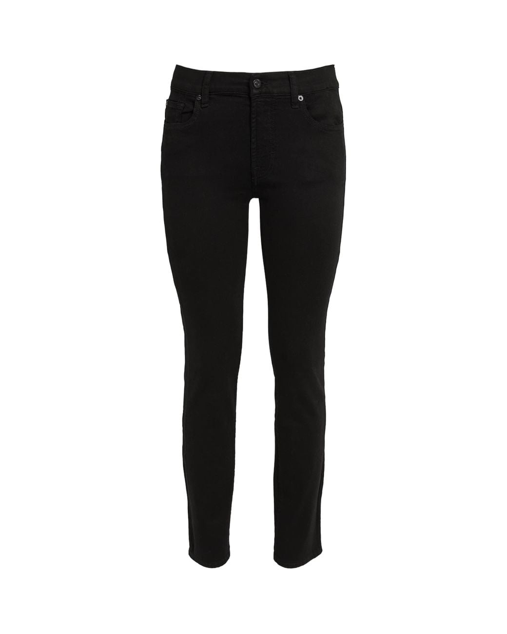 7 For All Mankind Black Bair Roxanne Slim Jeans for men