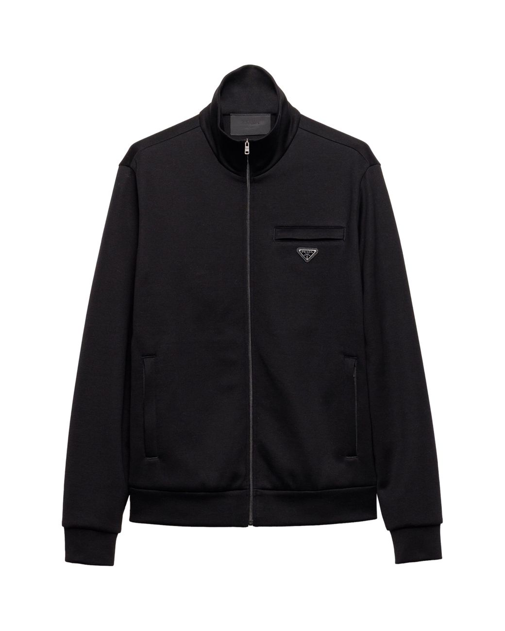 Prada Black Cotton-Blend Technical Jacket for men