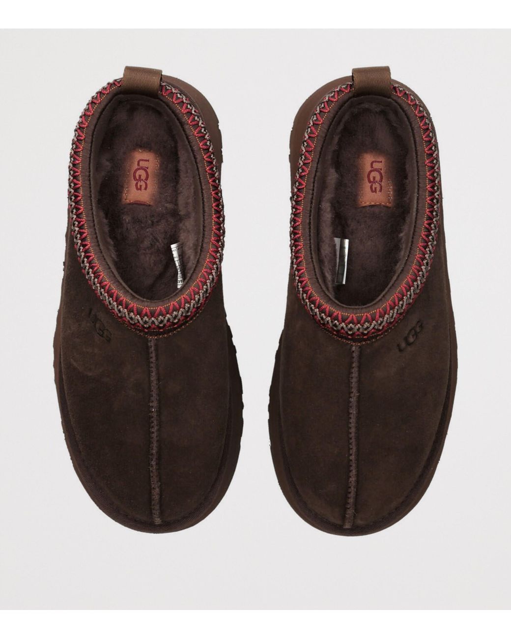 Ugg Brown Suede Tazz Ii Slippers 40