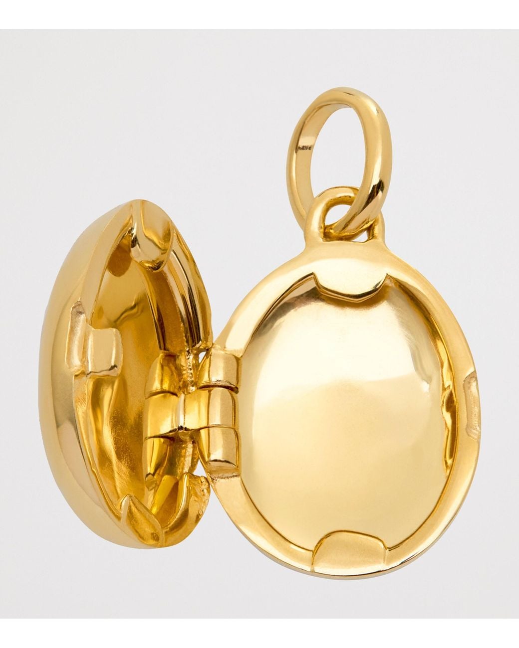 Monica Vinader Metallic Vermeil And Moonstone June Birthstone Locket