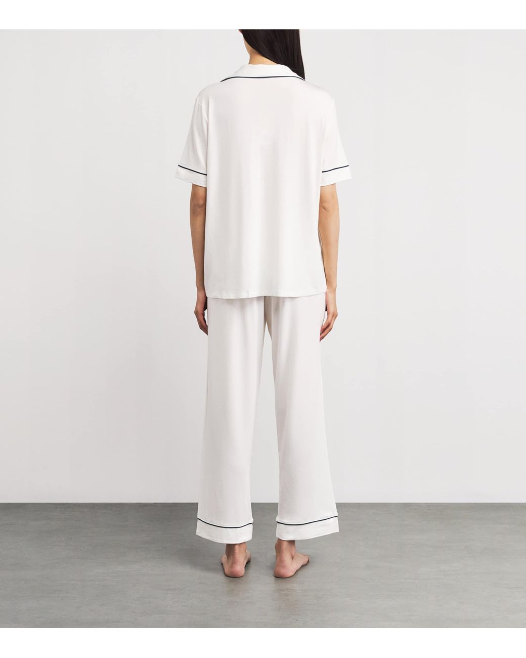 Eberjey White Short-Sleeve Gisele Pyjama Set