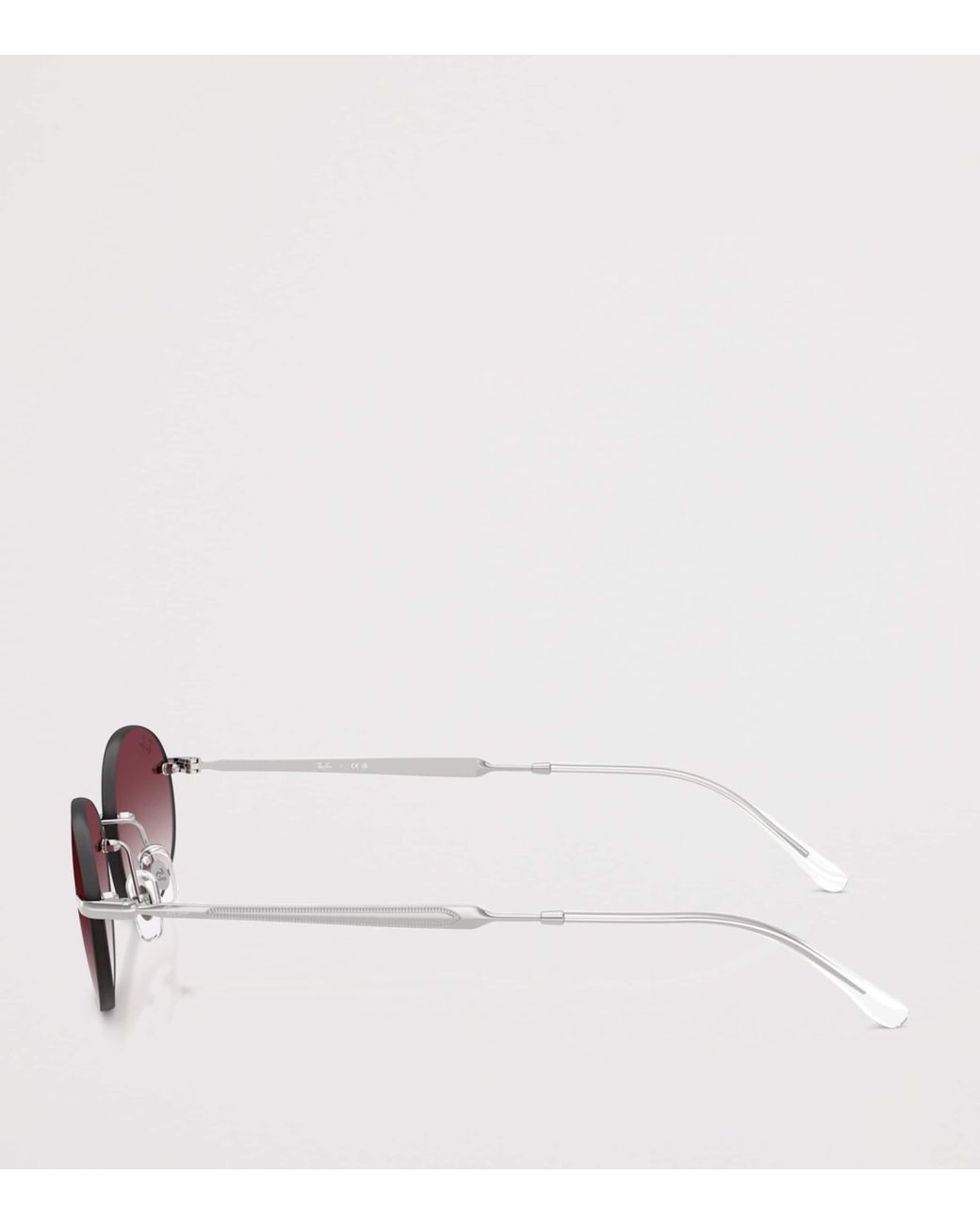 Ray-Ban Pink Rb3767 Metal Oval Sunglasses