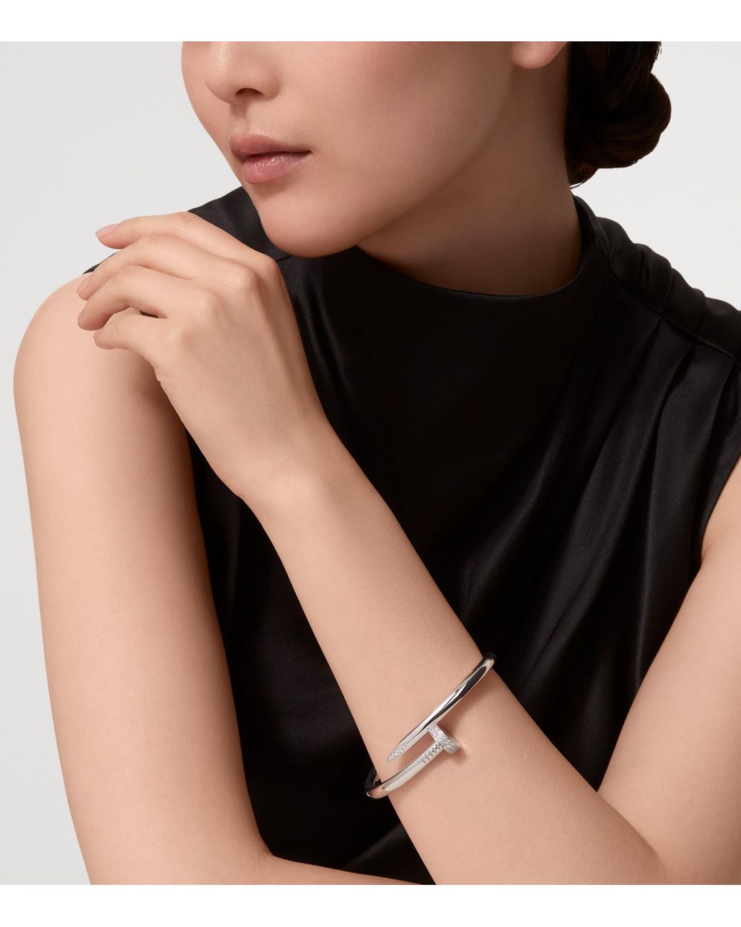Cartier Metallic And Diamond Juste Un Clou Bracelet