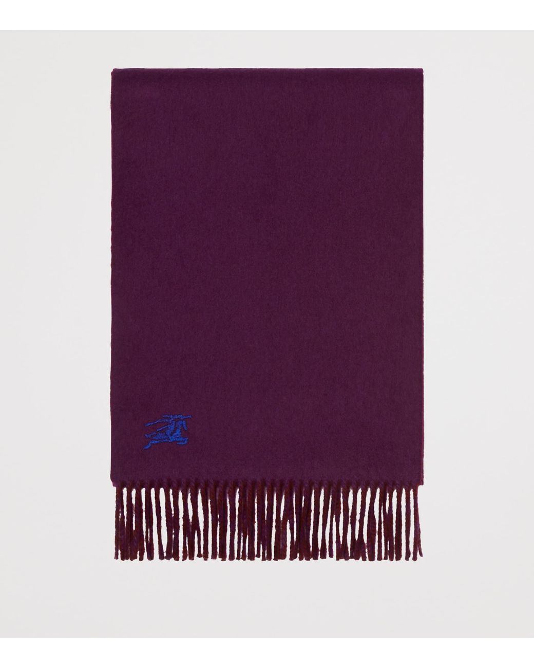 Burberry Red Reversible Cashmere Scarf