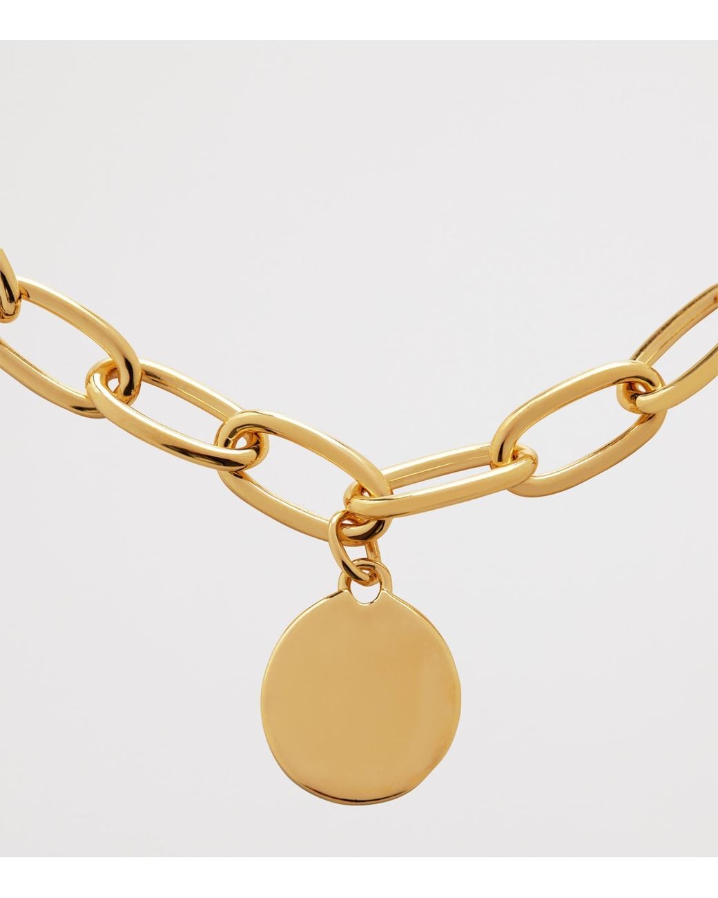 Monica Vinader Metallic Vermeil Havana Open-Link Chain Bracelet