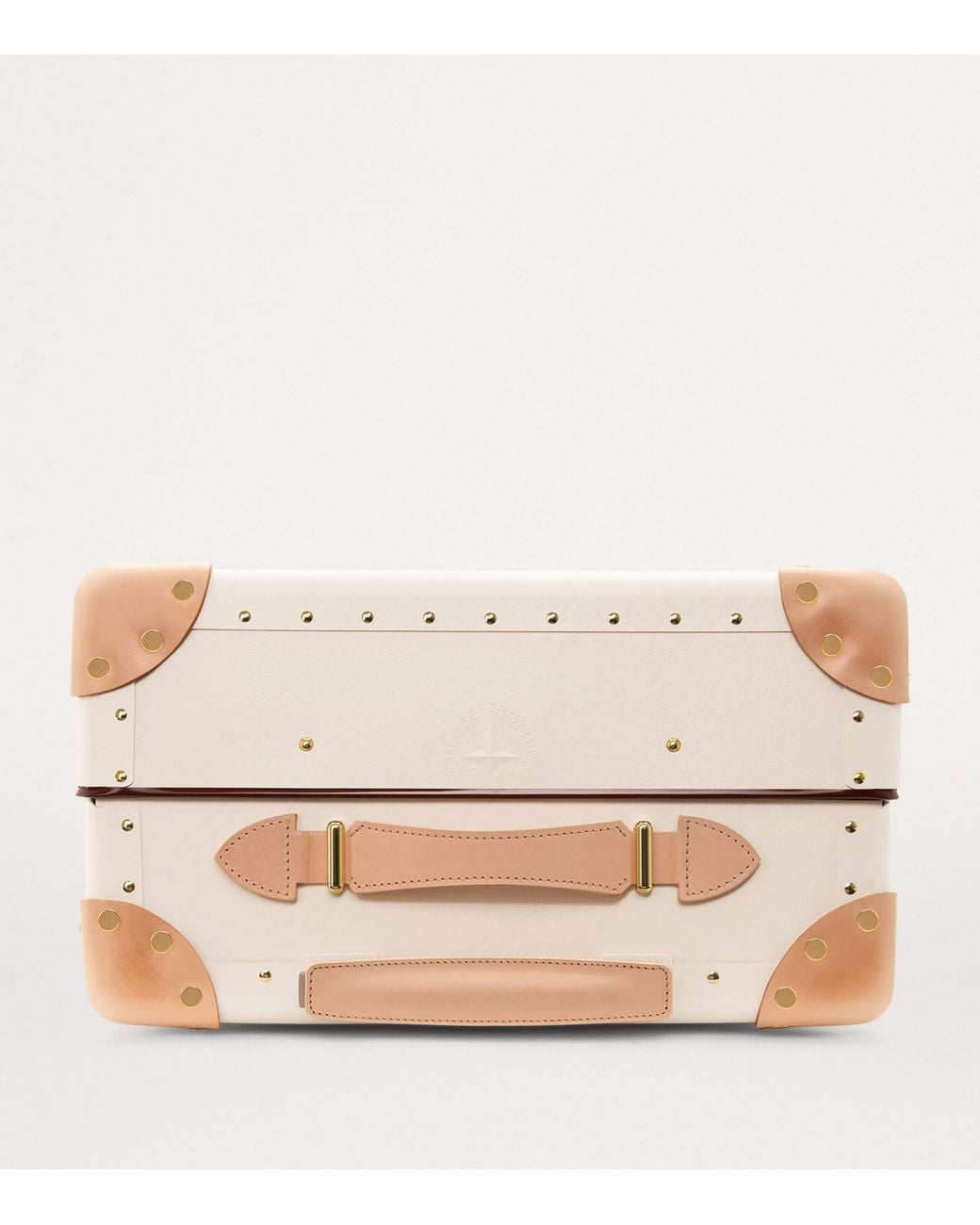 Globe-Trotter White Safari 4-Wheel Suitcase