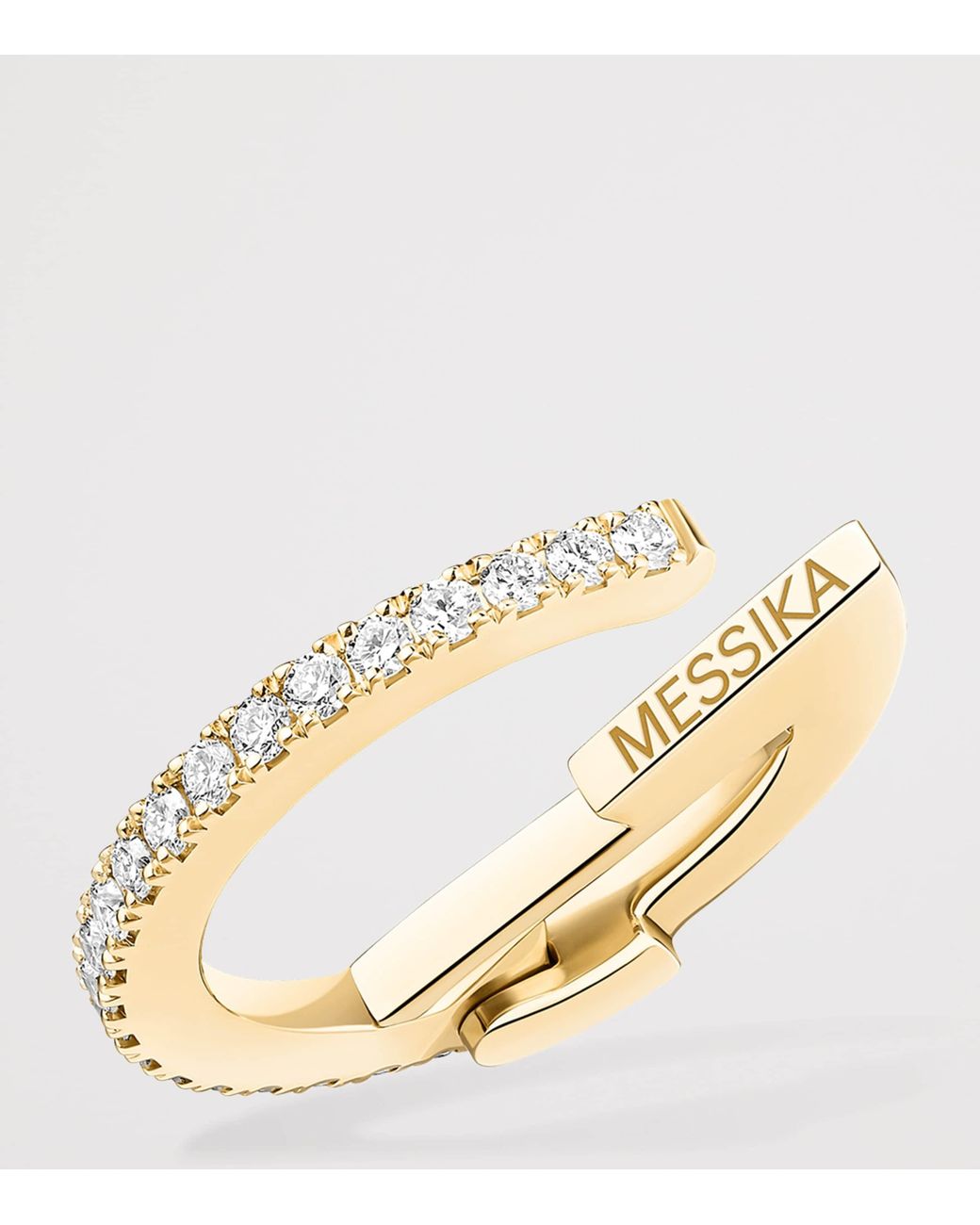 Messika Natural Gatsby And Diamond Ear Cuff
