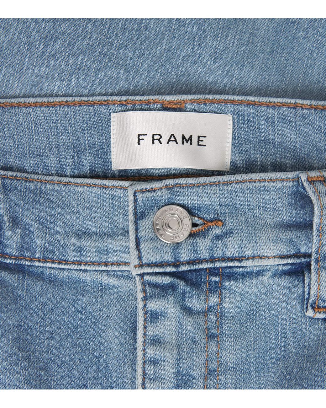 FRAME The Icon Flared Jeans in Blue | Lyst