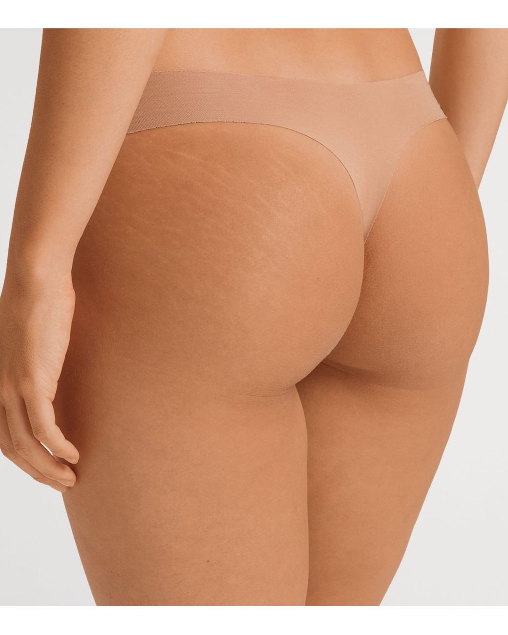 Hanro Natural Invisible Cotton Thong