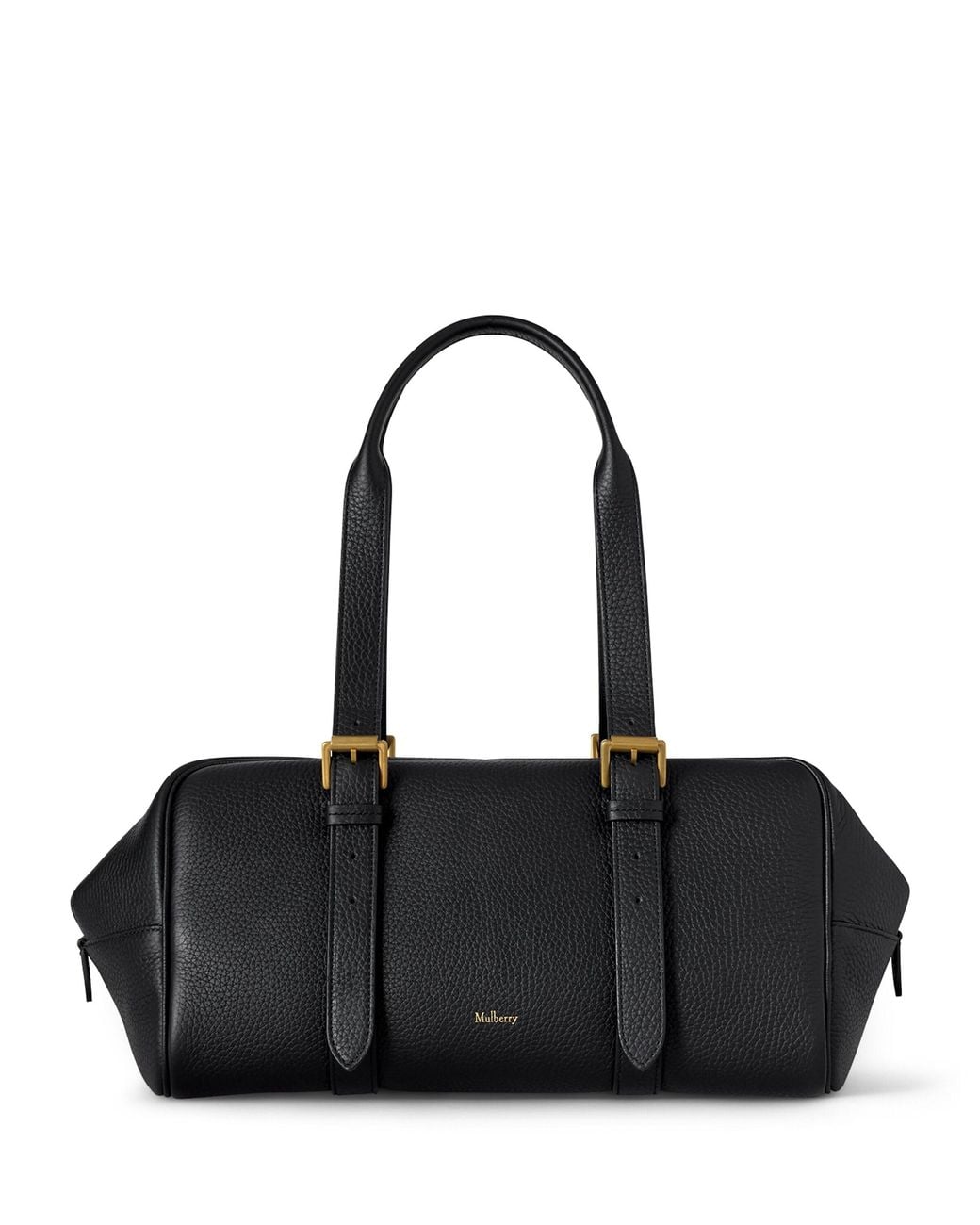 Mulberry Black Leather Boston Shoulder Bag