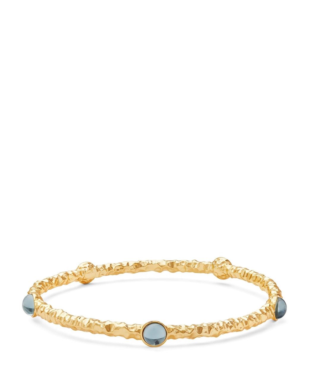 Halcyon Days Natural Plated Cabochon Bangle