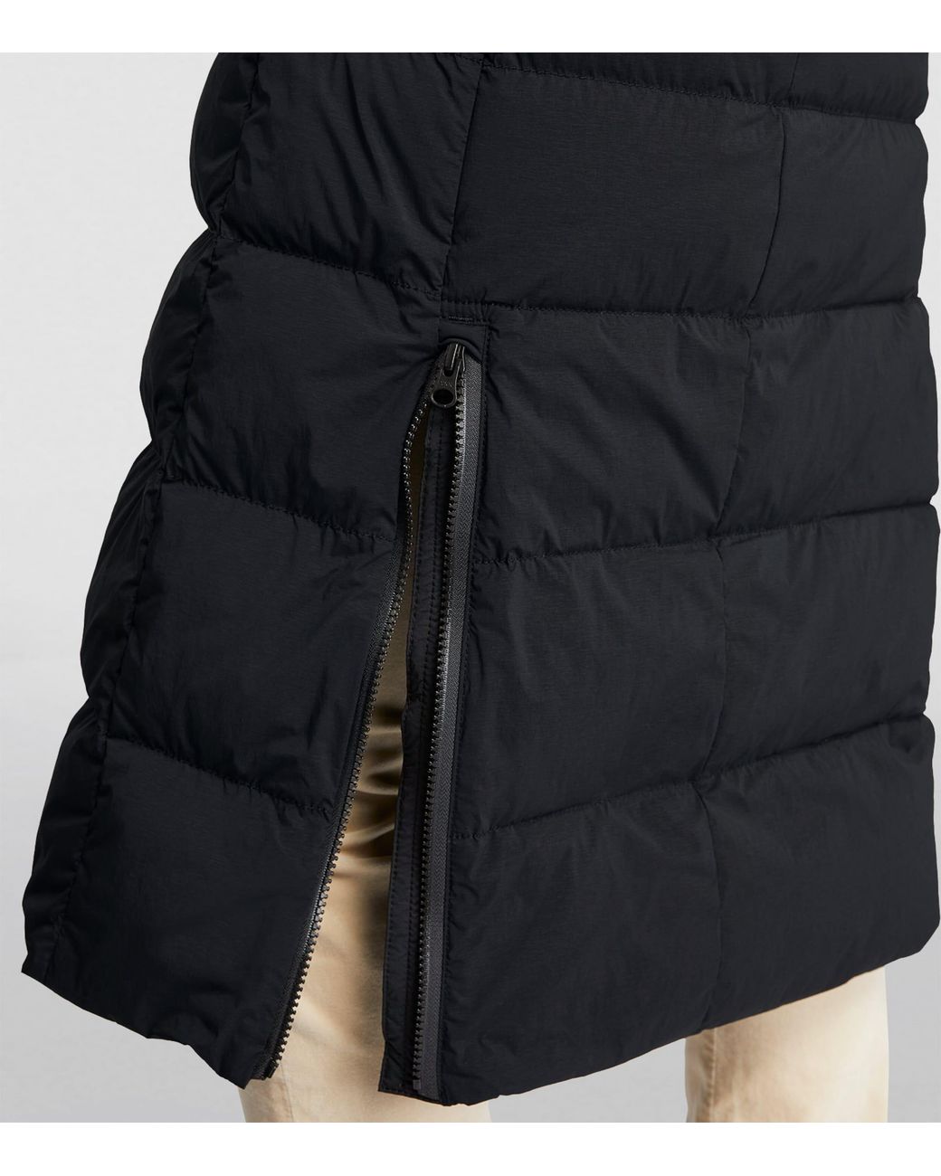 Canada Goose Black Down-Filled Clair Long Coat