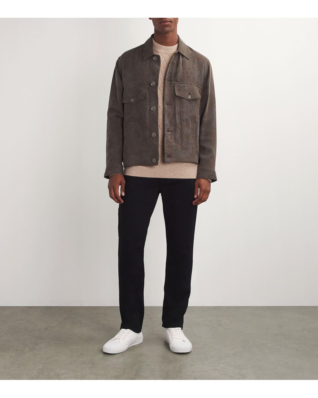 PAIGE Black Normandi Straight Jeans for men