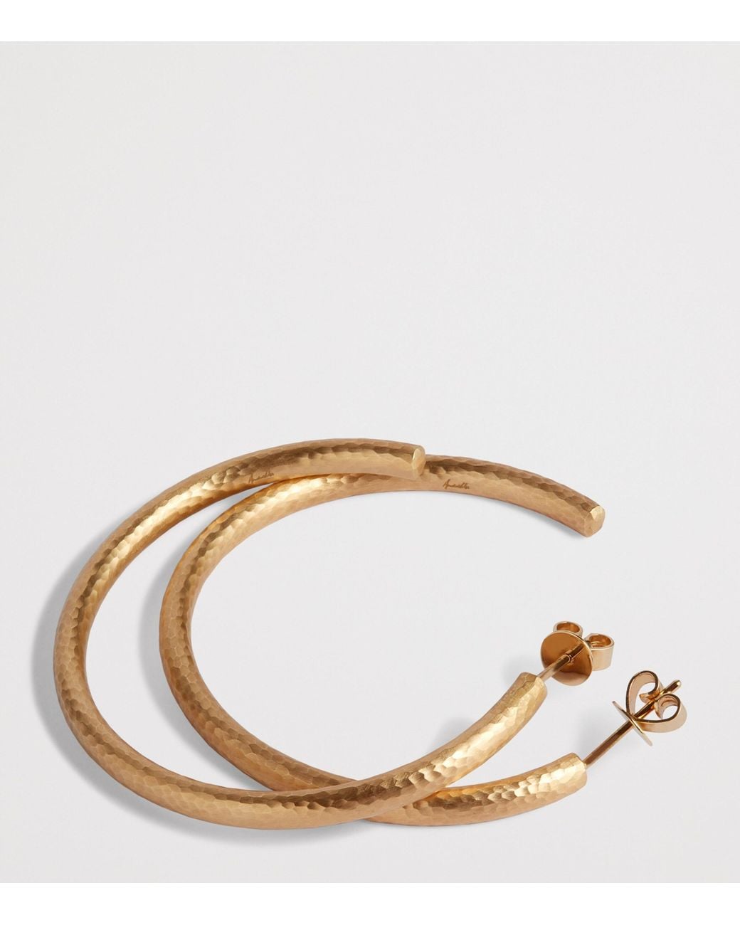 Annoushka White Organza Hoop Earrings