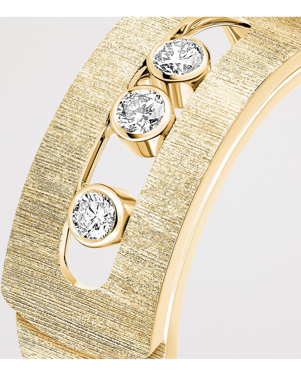 Messika Metallic Move Noa And Diamond Chiselled Ring