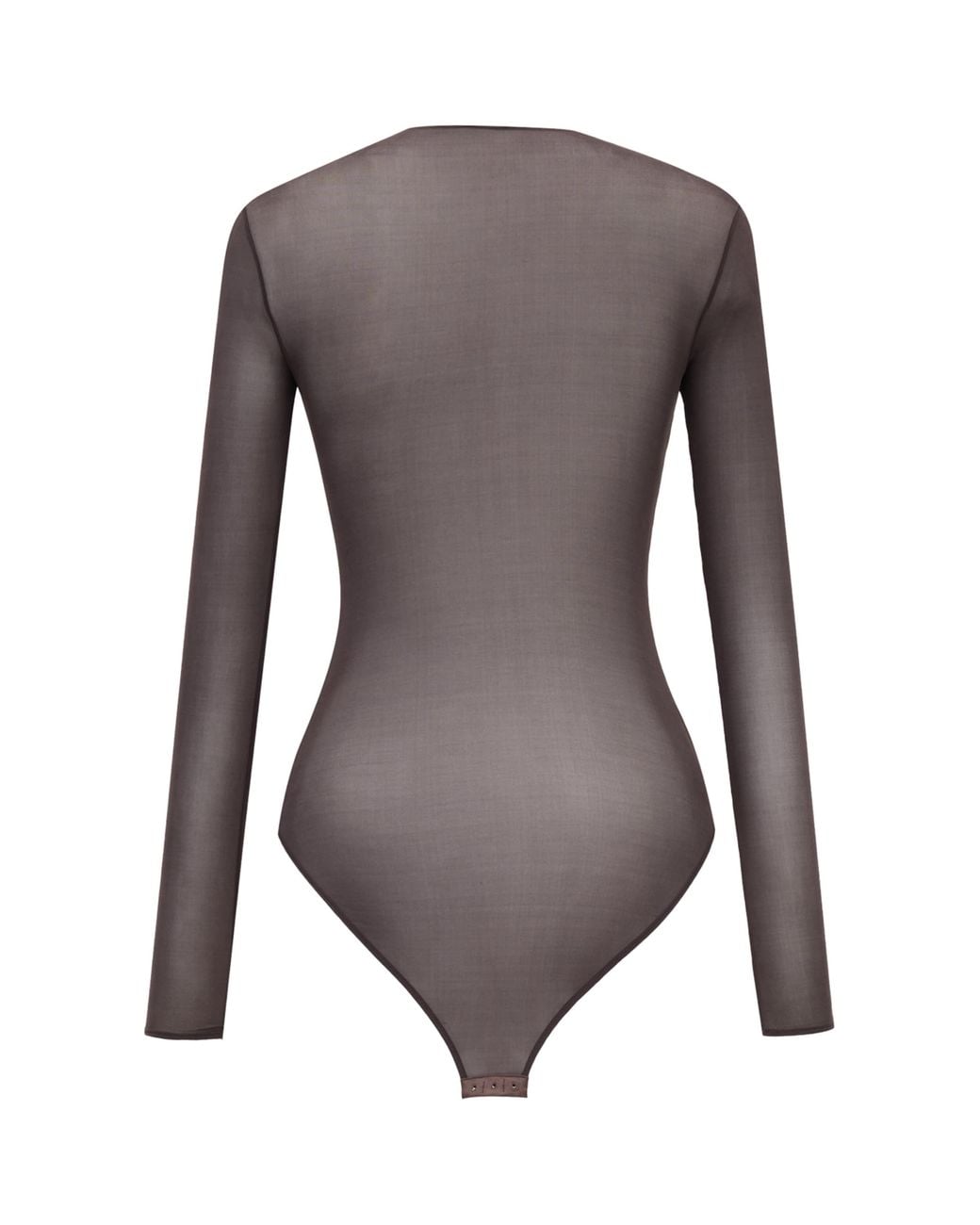 Saint Laurent Brown Stretch-Jersey Bodysuit