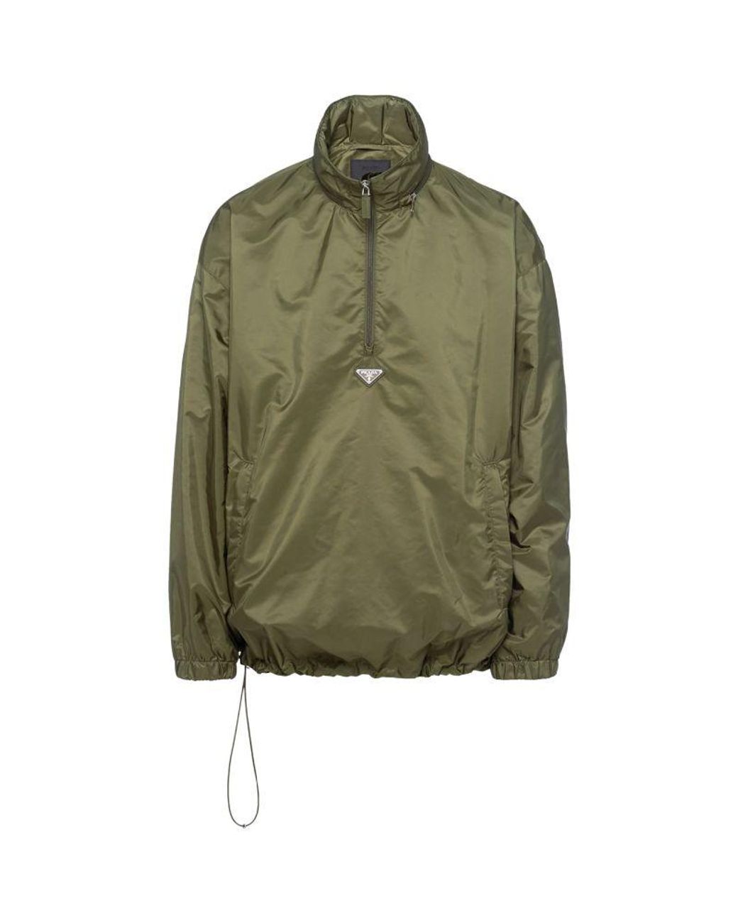 Prada Re-Nylon Half-Zip Jacket in Green for Men | Lyst UK Prada Re-Nylon Half-Zip Jacket in Green for Men | Lyst UK