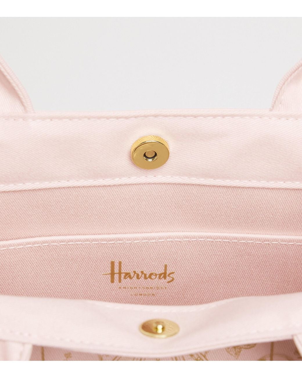 Harrods Pink Building Shopper Bag