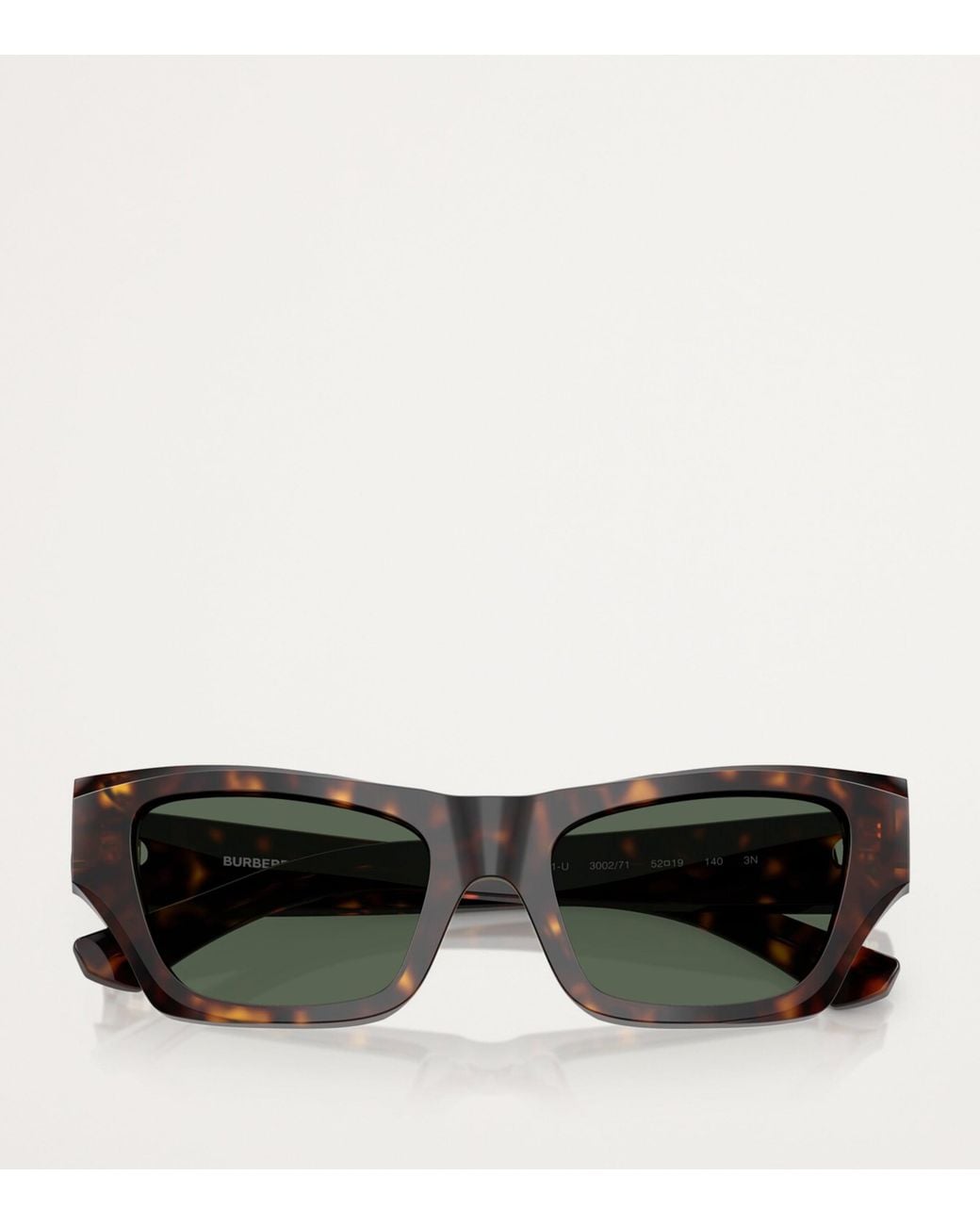 Burberry Green Acetate Square Sunglasses