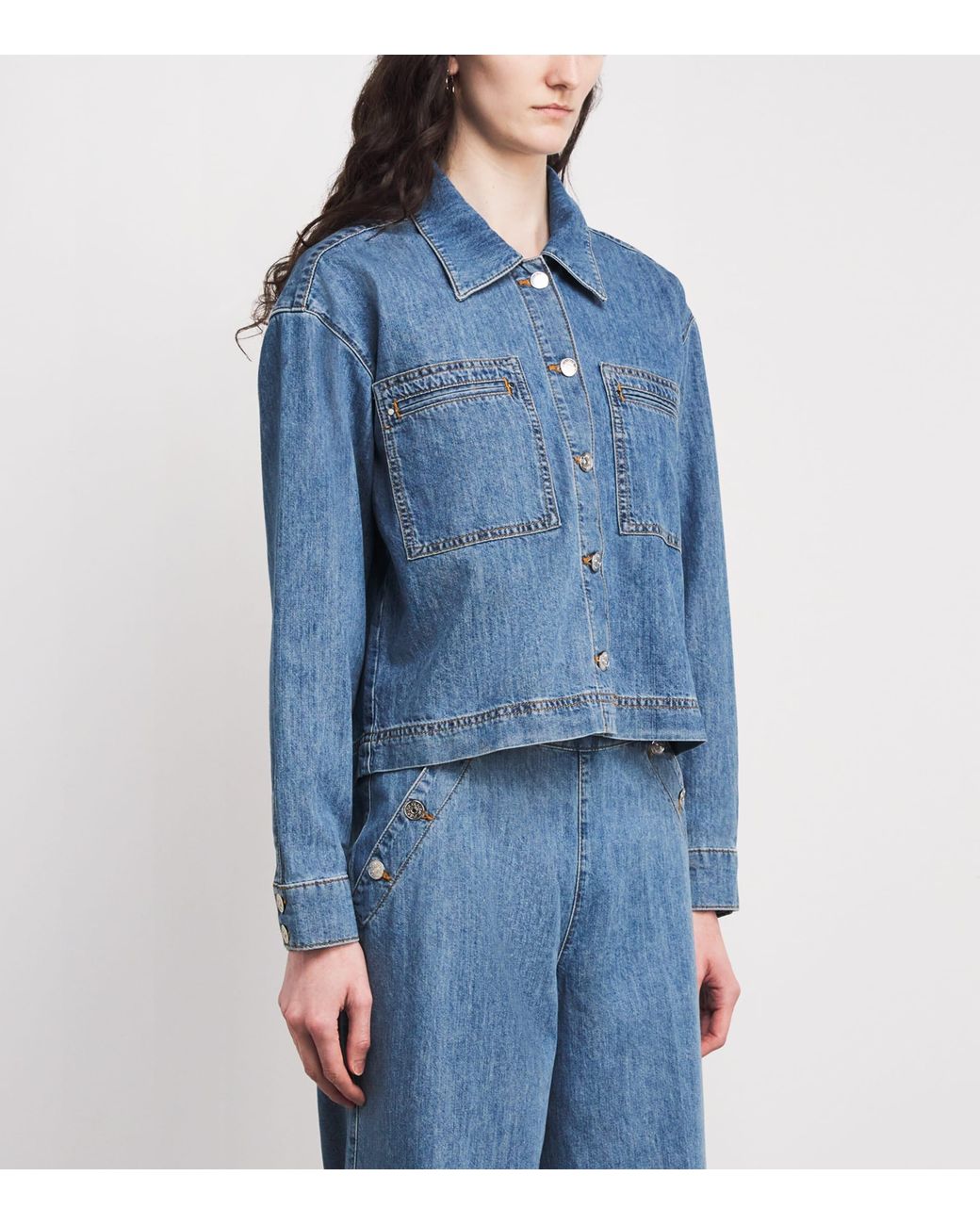 Claudie Pierlot Blue Denim Jacket