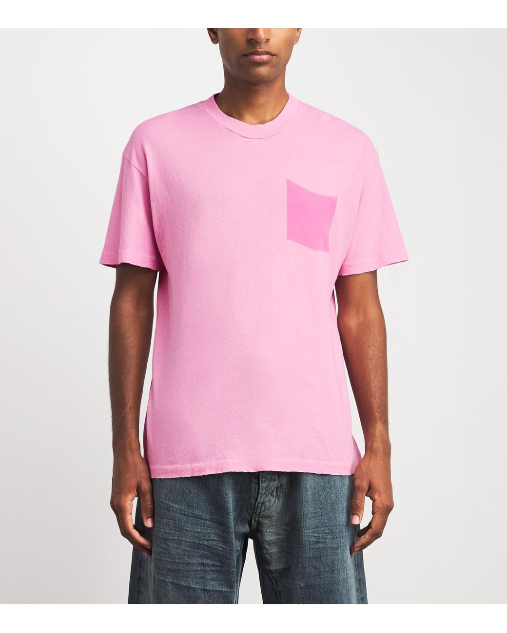 CHERRY LA Pink Cotton Country Classic T-Shirt for men