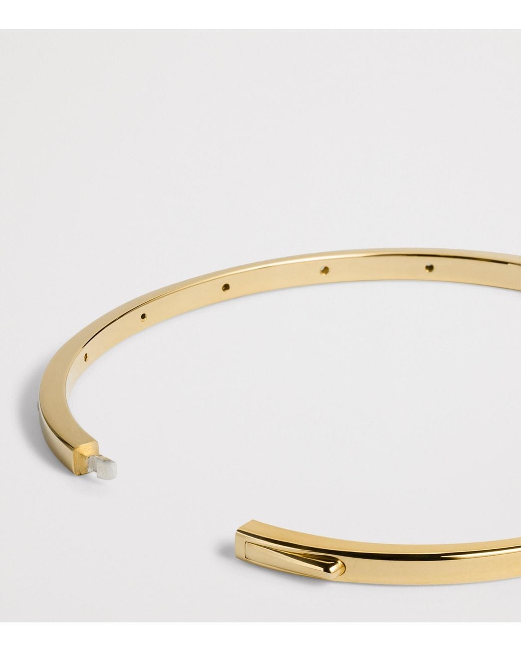 Monica Vinader Natural Vermeil And Diamond Essentials Station Bangle