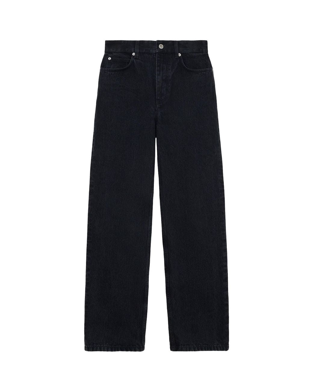 Loewe Blue Embroidered-Anagram Straight Jeans