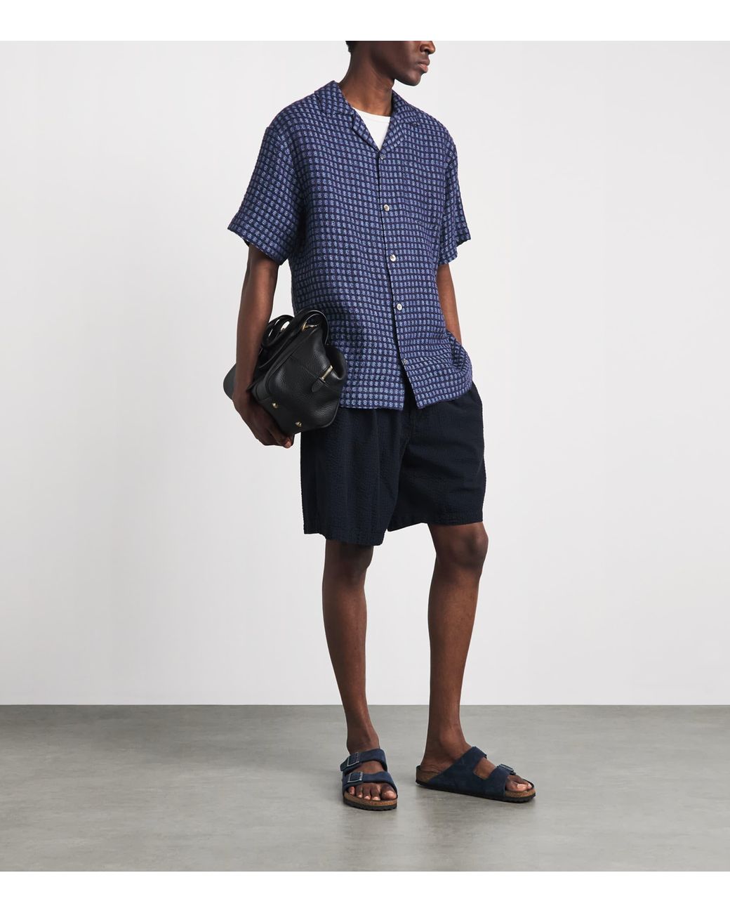 CHE Blue Linen Riita Shirt for men