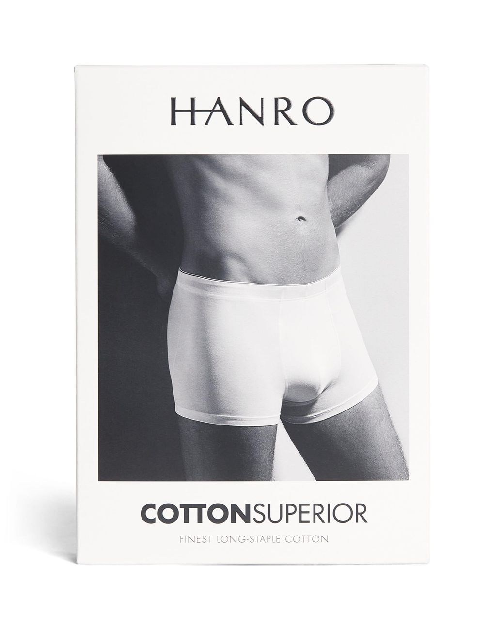Hanro Blue Cotton Superior Trunks for men