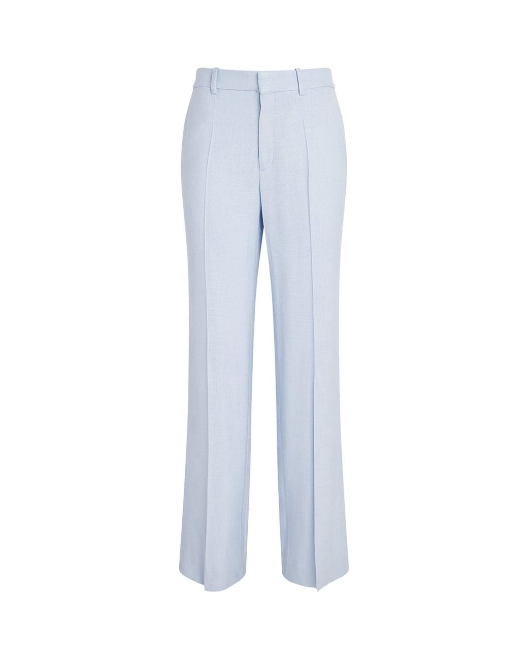 Maje Blue Pleated Tailored Trousers
