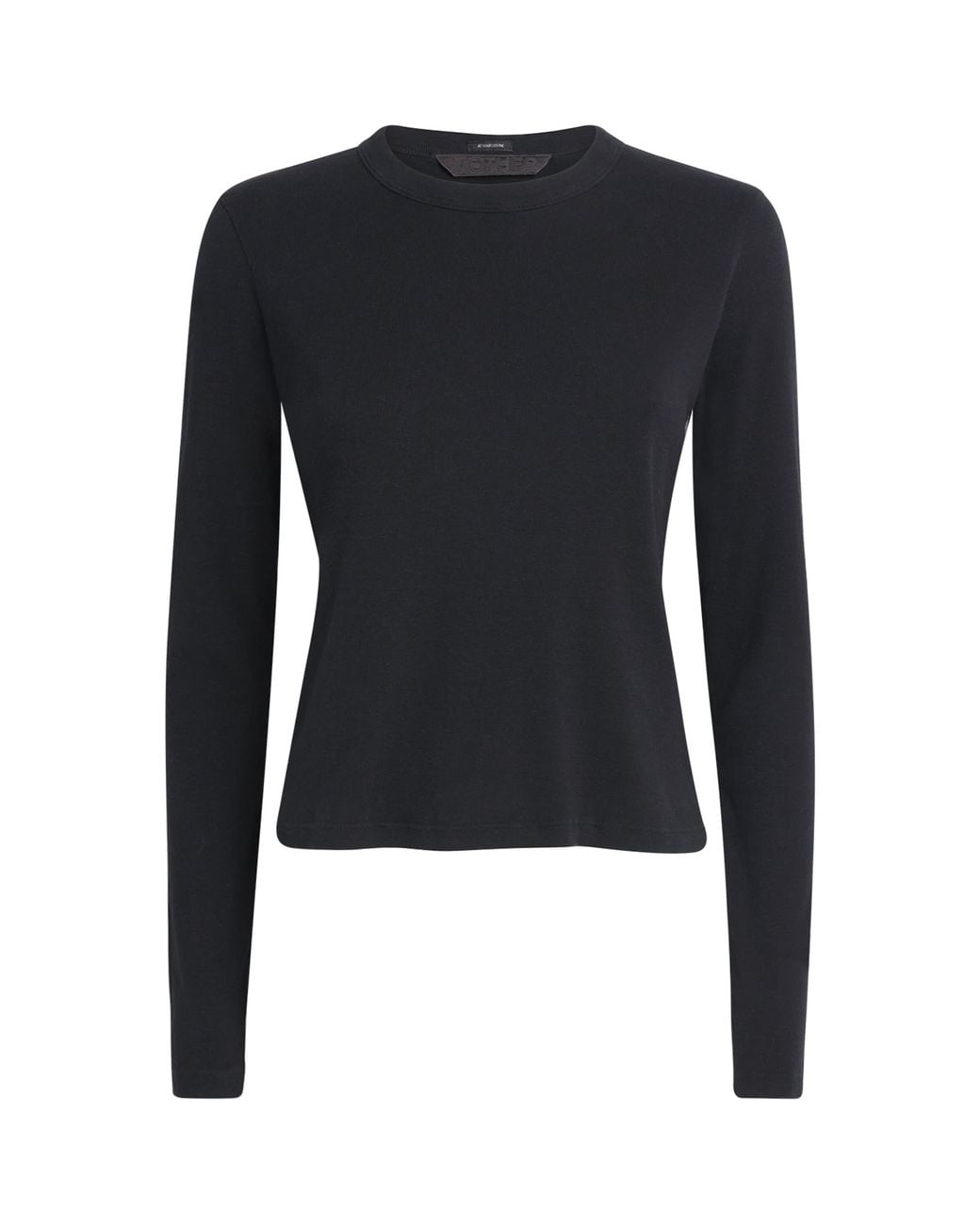 Mother Blue Cotton Itty Bitty Long-Sleeve T-Shirt