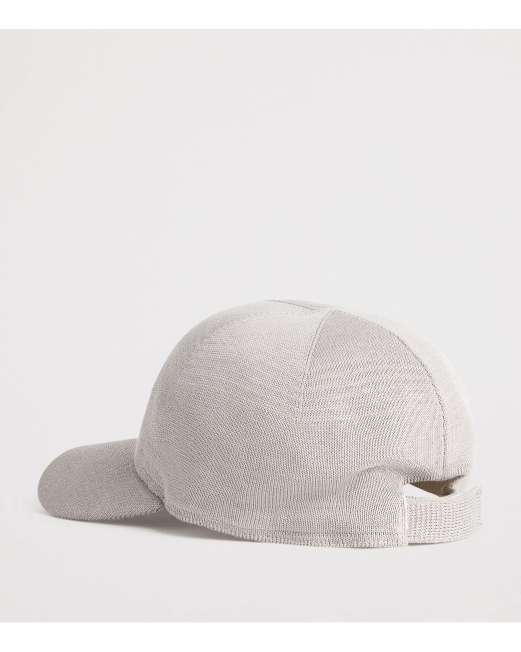 Eleventy Gray Cotton-Blend Logo Baseball Cap