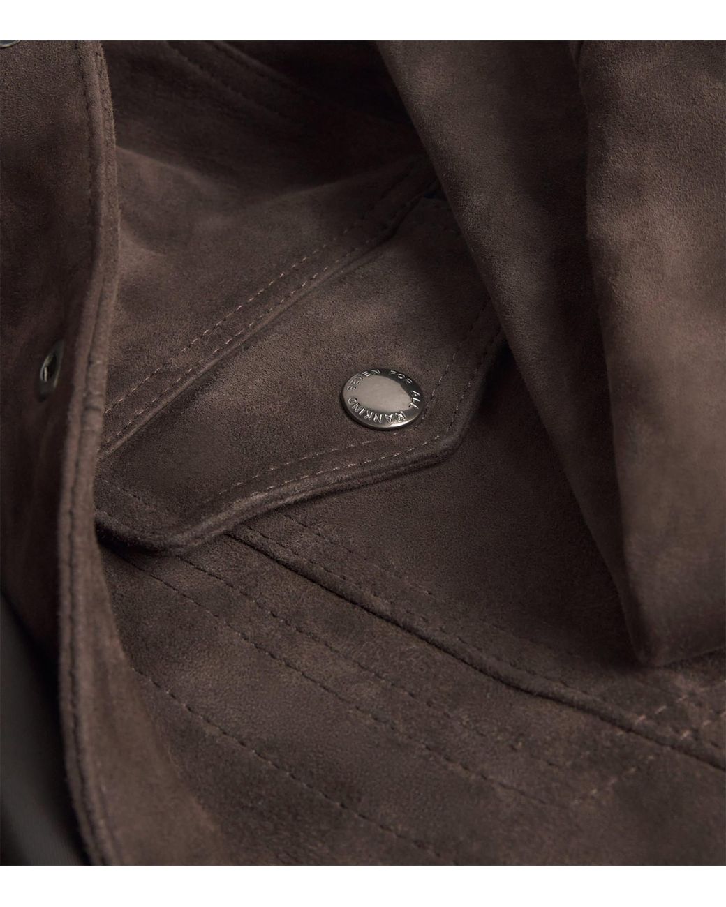 7 For All Mankind Brown Suede Trucker Jacket for men
