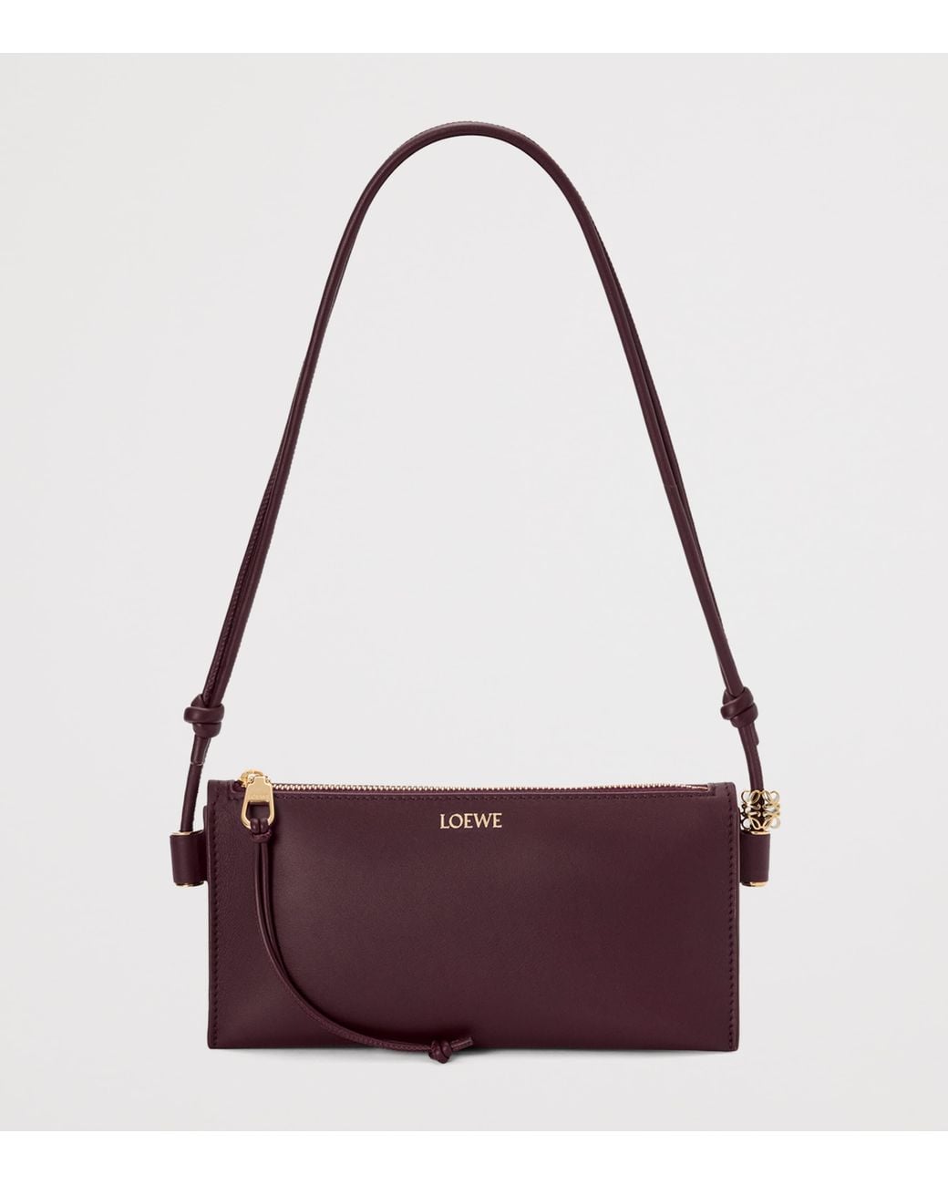 Loewe Purple Leather Joya Pouch