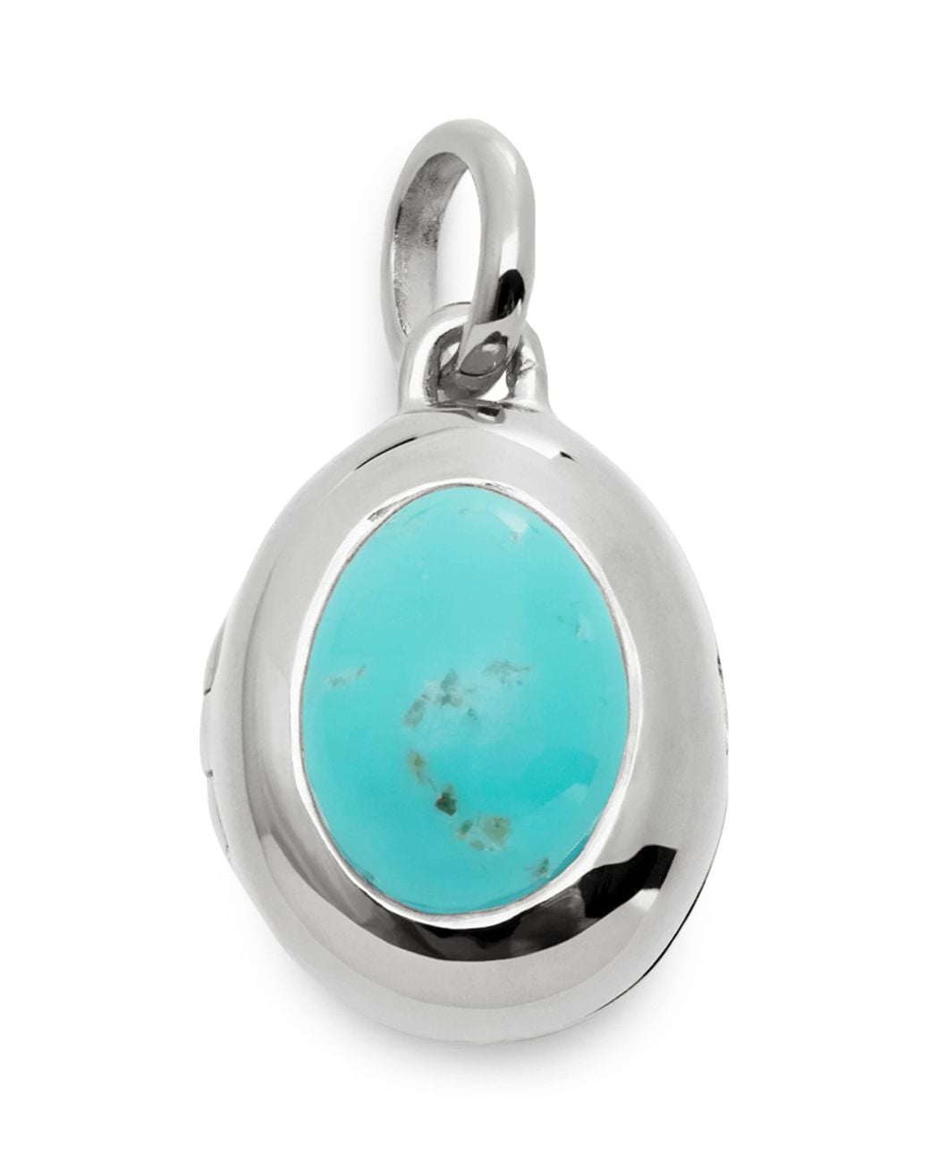 Monica Vinader Blue Sterling And December Birthstone Locket