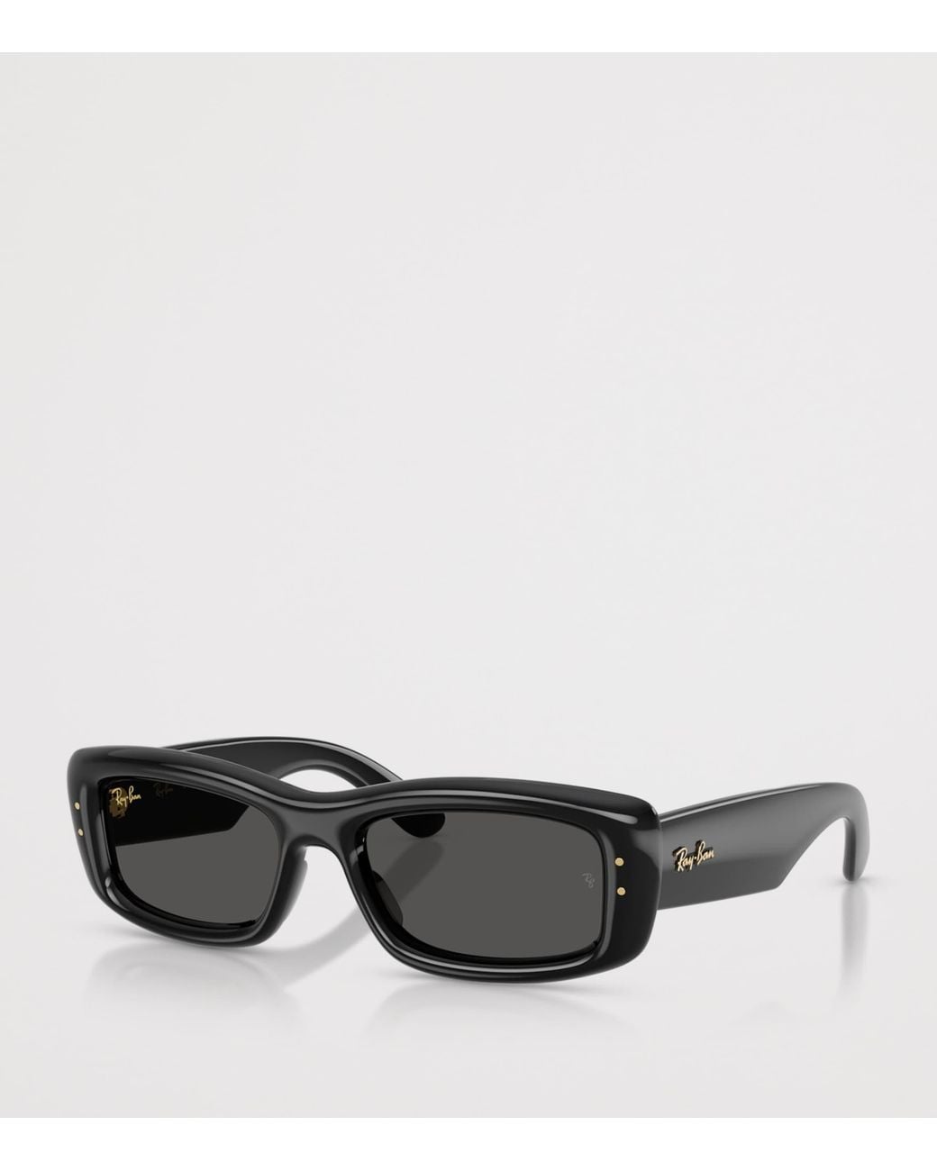 Ray-Ban Black Kiliane Puffer Rectangle Sunglasses