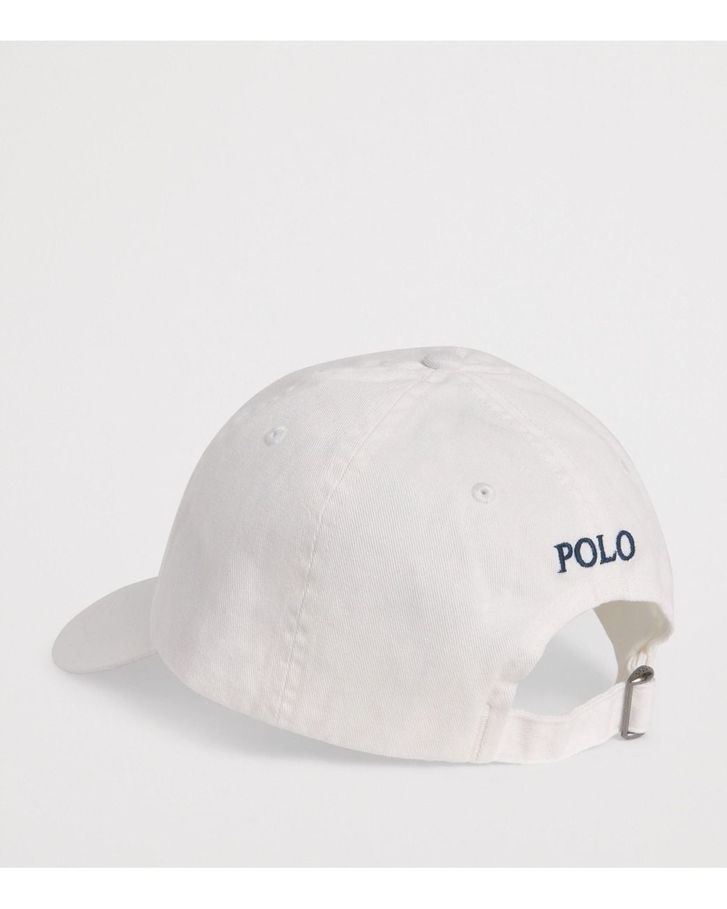 Polo Ralph Lauren White Cotton Polo Pony Baseball Cap