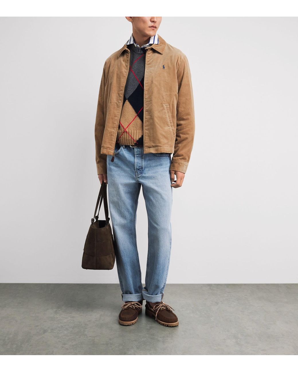 Polo Ralph Lauren Brown Corduroy Wynton Jacket for men