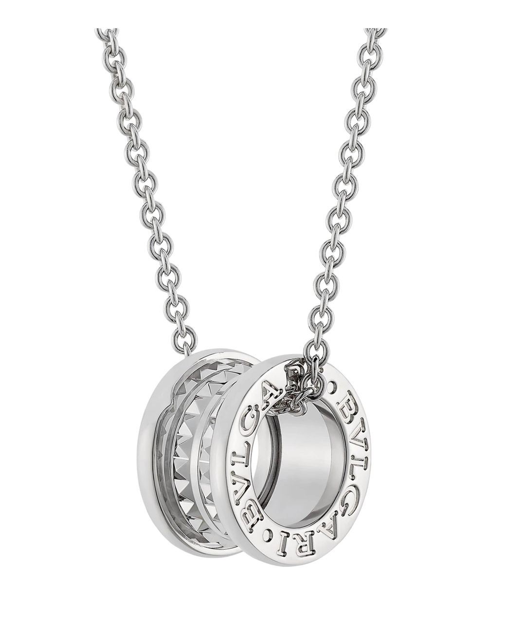 BVLGARI Metallic And Steel Save The Children Necklace