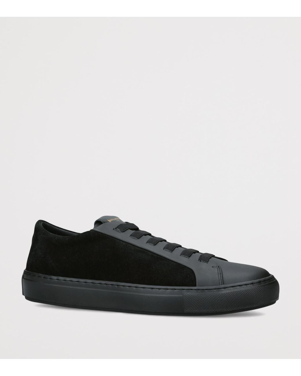 Born Outside Black Suede Echo Sneakers for men