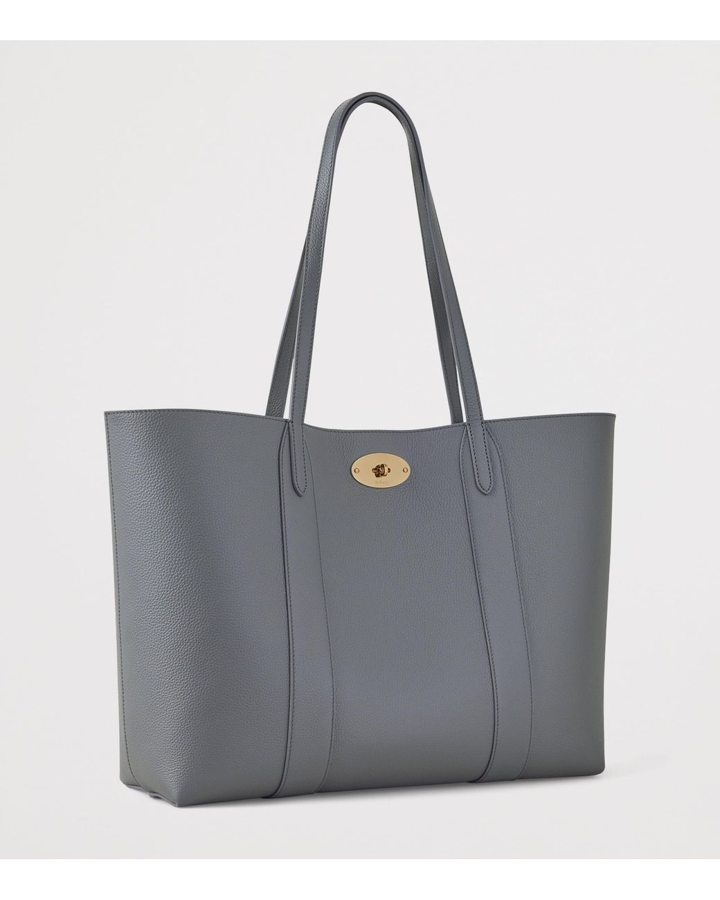 Mulberry Gray Small Leather Bayswater Tote Bag
