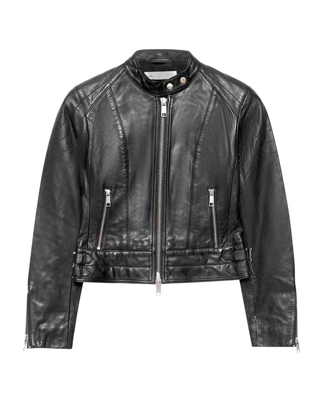 AllSaints Black Comet Leather Jacket