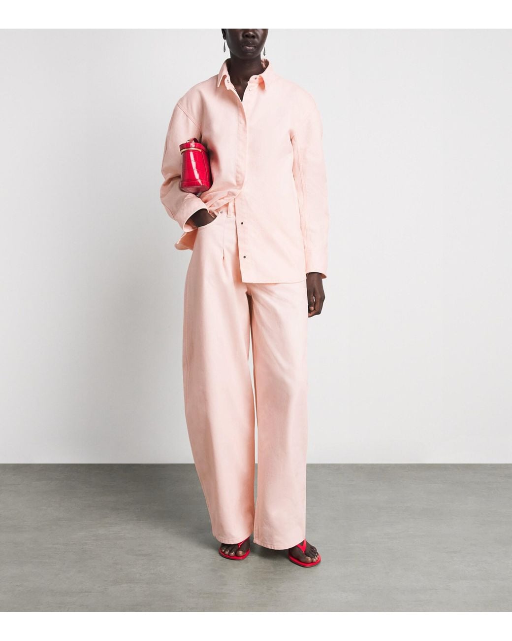 Jacquemus Pink De-Nîmes Denim Shirt