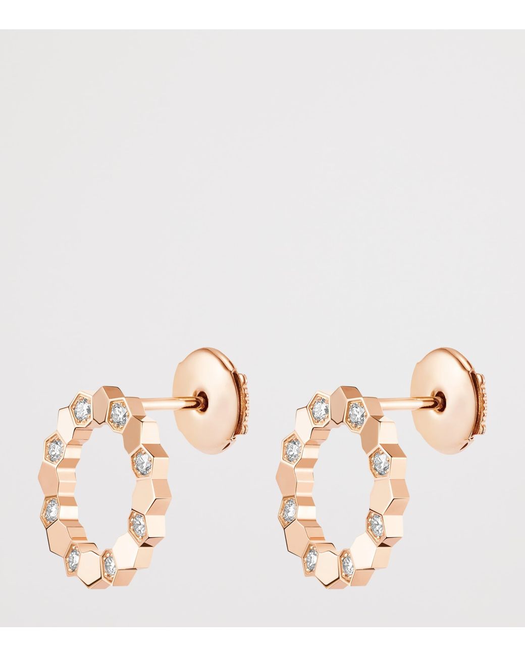Chaumet Metallic And Diamond Bee De Earrings