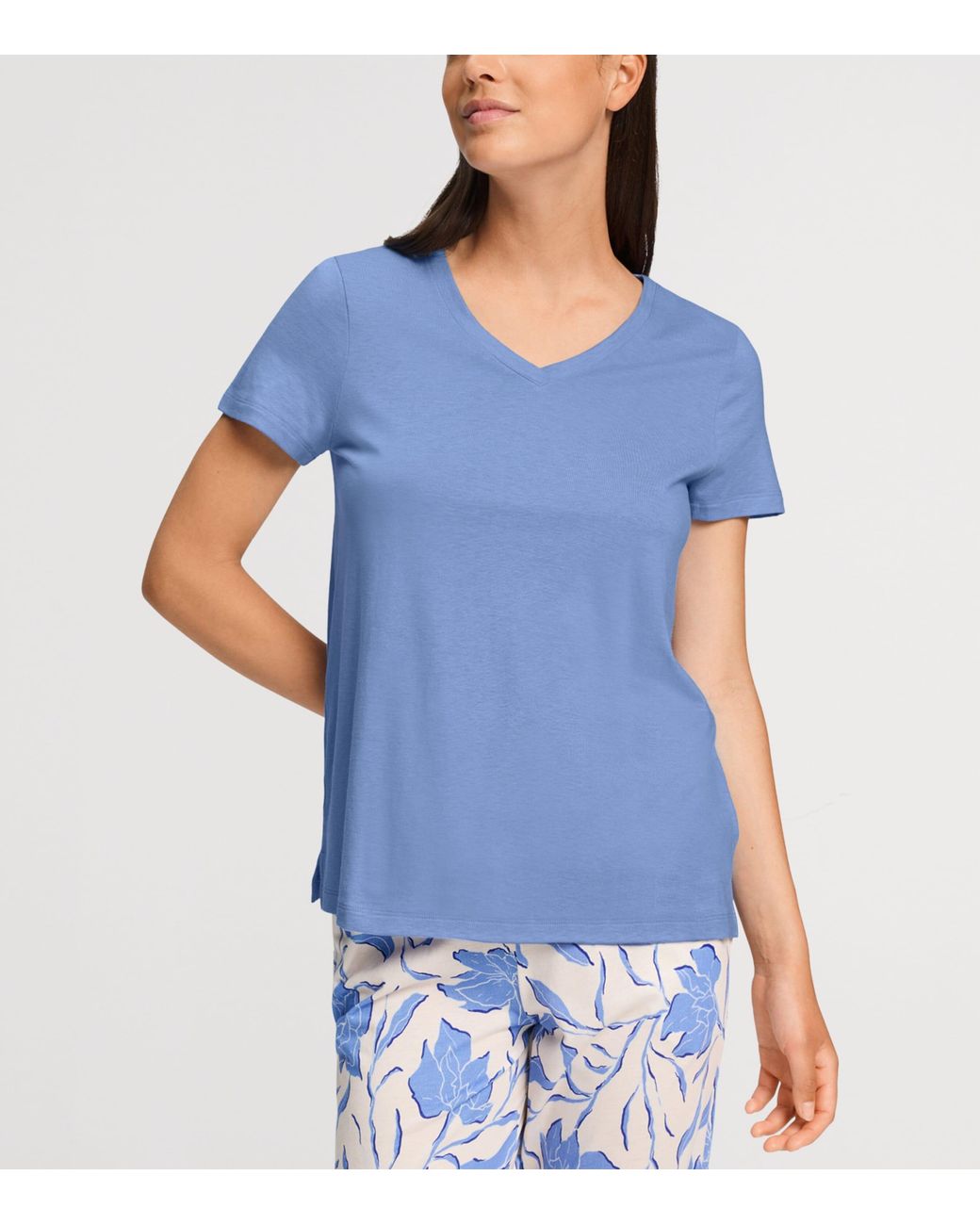 Hanro Blue Sleep & Lounge T-Shirt