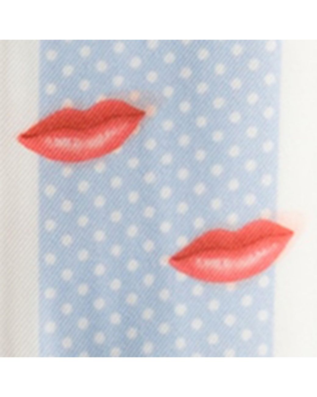 Prada White Silk Printed Skinny Scarf
