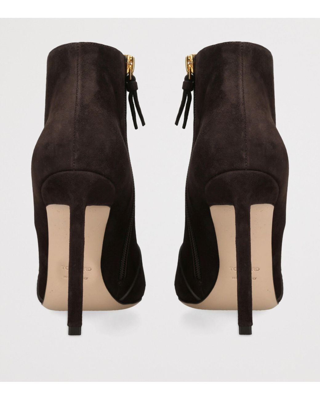 Tom Ford Black Suede Eve Ankle Boots 105