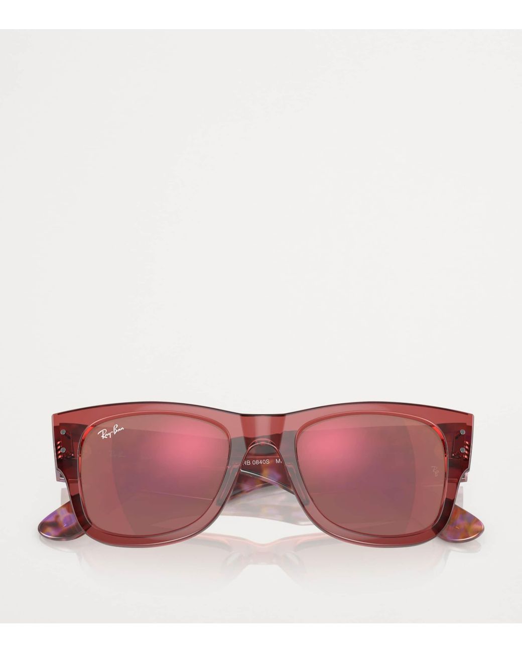 Ray-Ban Pink Rb0840S Mega Wayfarer Sunglasses